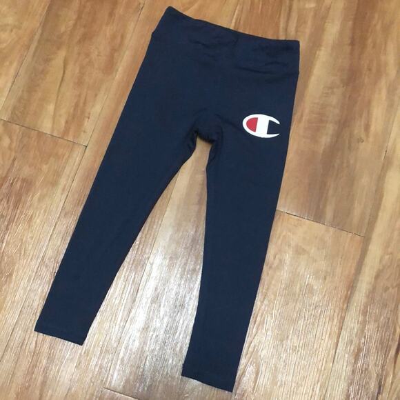 Champion Athleticwear Navy Leggings Size 5 - Picture 1 of 5